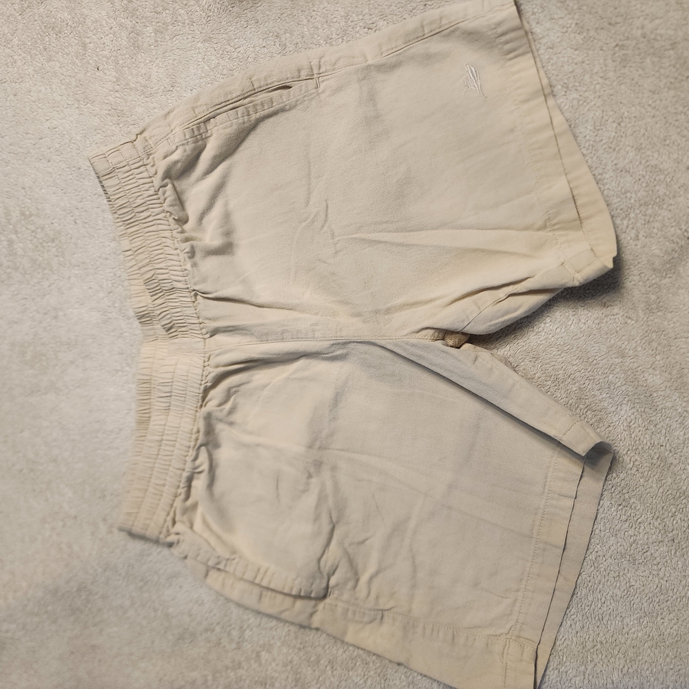 Soundbound Khaki Elastic Waist Kids Shorts Size 8